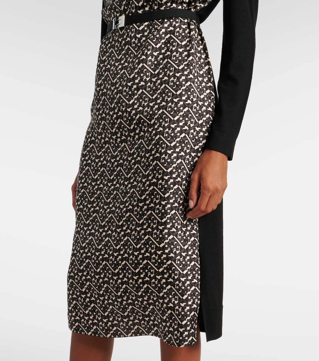 Abito midi in lana con seta | Tory Burch
