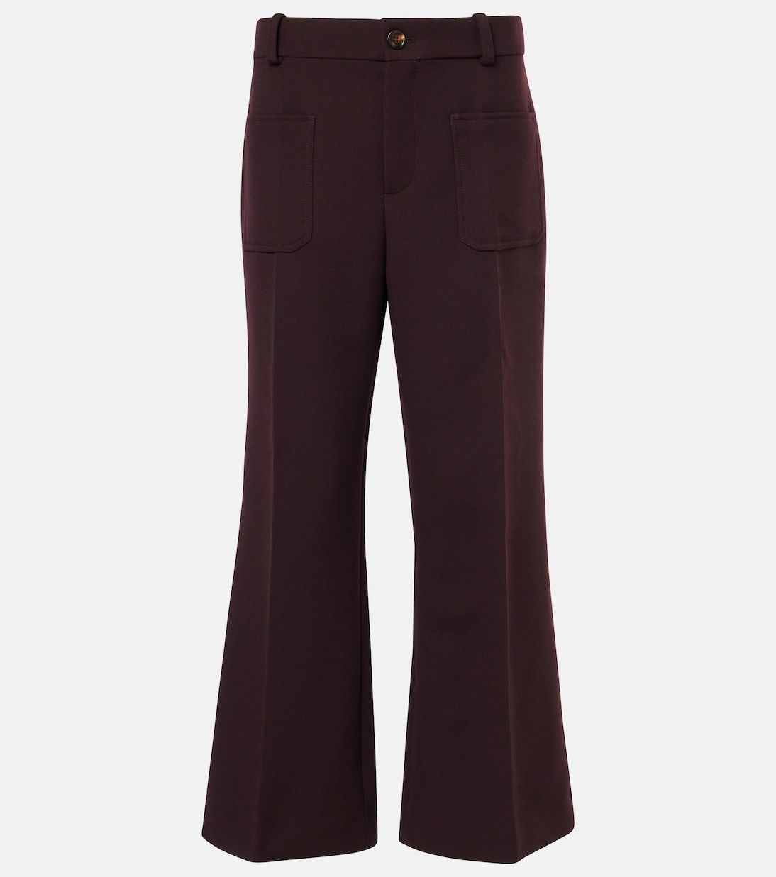 Weite Cropped-Hose aus Wolle | Chloé