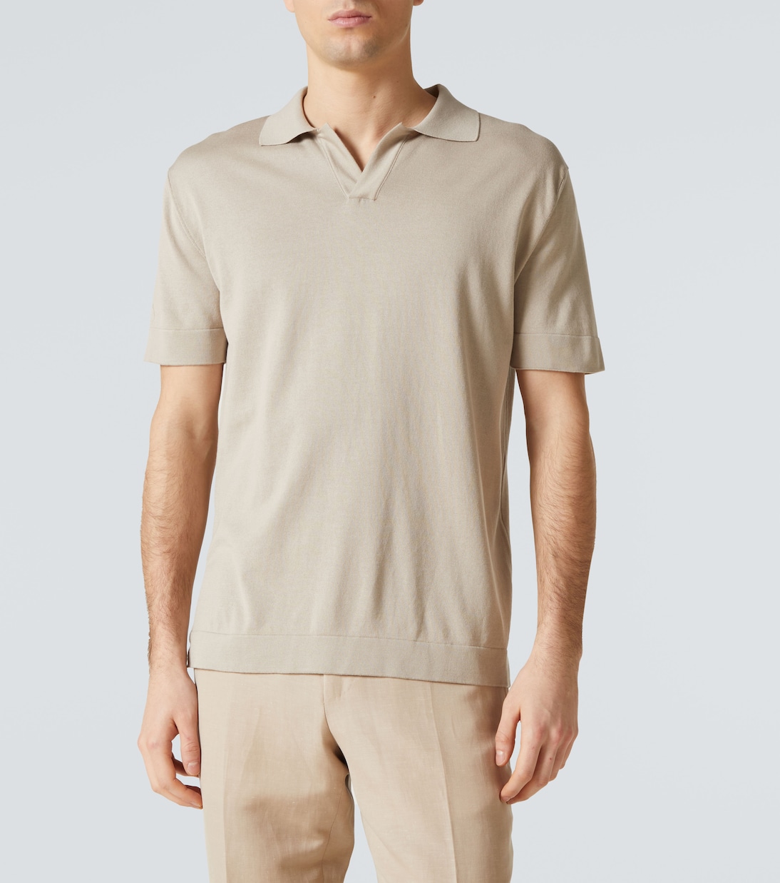 Polo de algodón y seda | Brioni