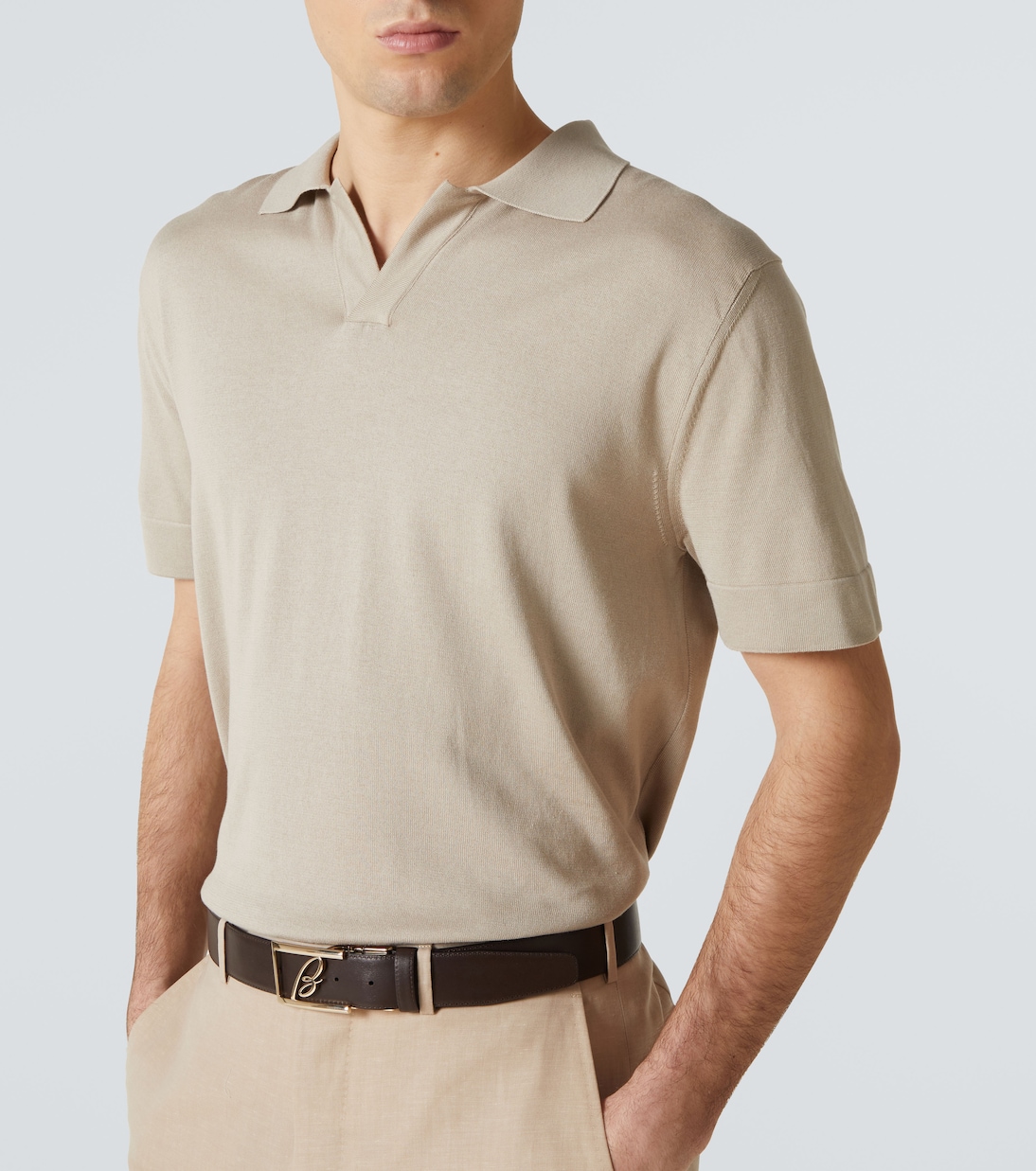 Polo de algodón y seda | Brioni