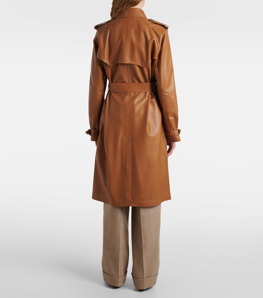 Trench-coat Niles en cuir | Ralph Lauren Collection