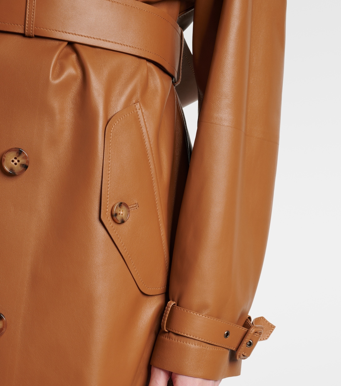 Trench-coat Niles en cuir | Ralph Lauren Collection