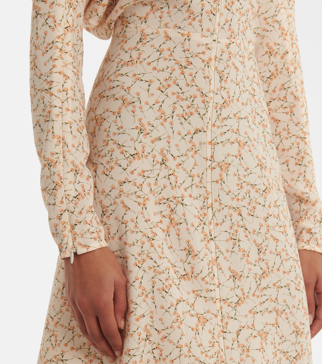 Bedrucktes Midikleid Dolman | Victoria Beckham