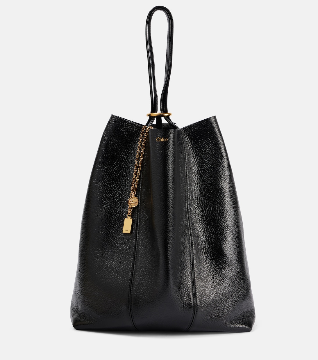 Borsa Chloé Spin Large in pelle | Chloé