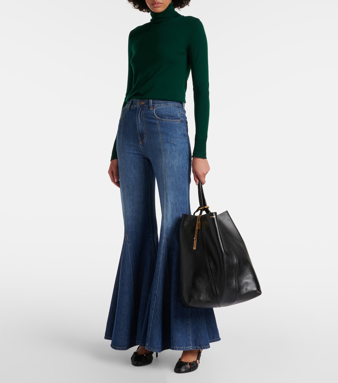 Borsa Chloé Spin Large in pelle | Chloé
