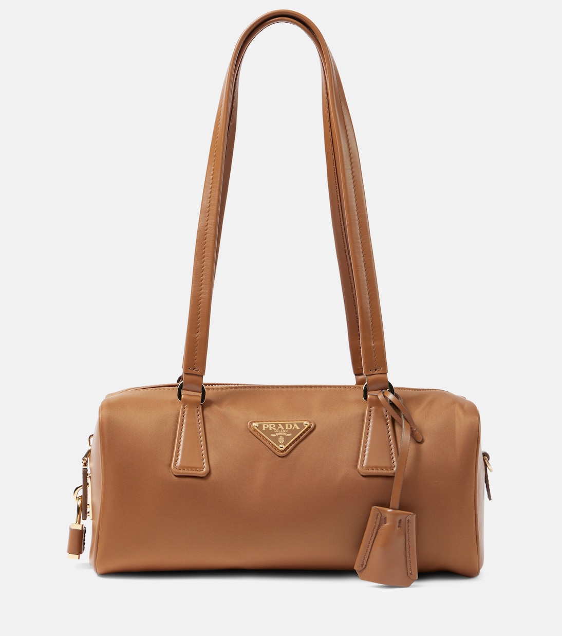 Borsa a spalla Medium in Re-Nylon e pelle | Prada