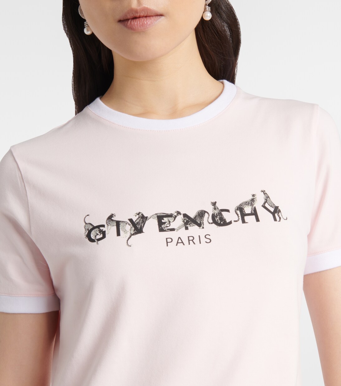 Camiseta Ringer de mezcla de algodón | Givenchy