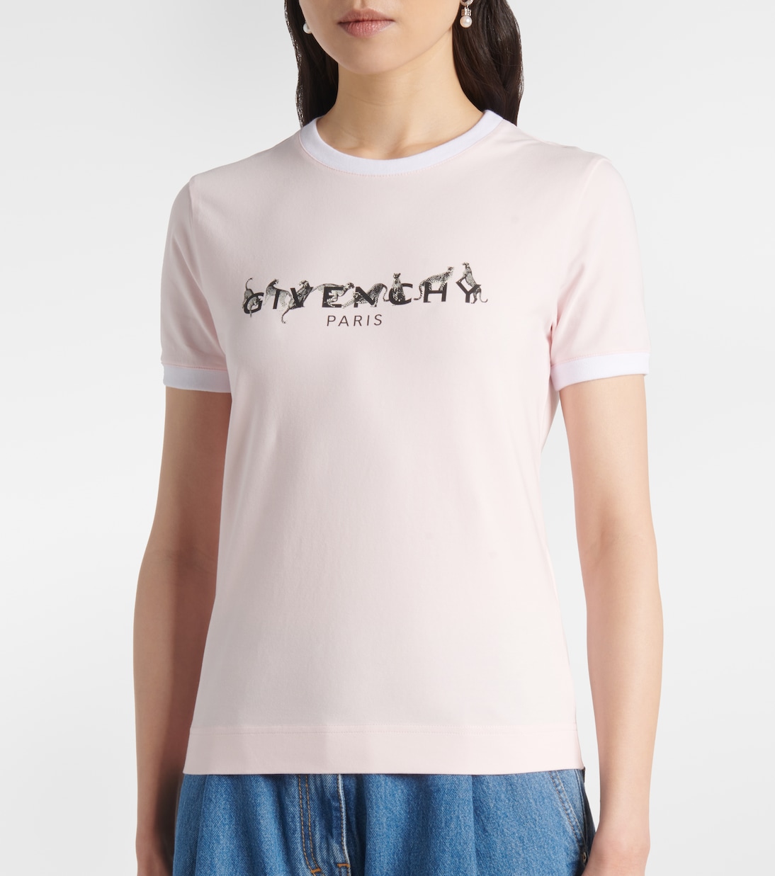Camiseta Ringer de mezcla de algodón | Givenchy