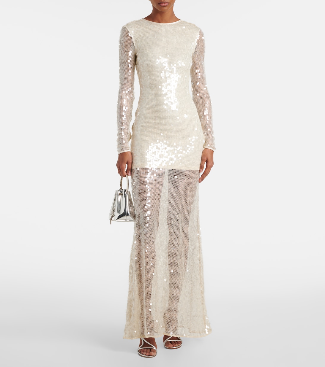 Sequined open-back gown | David Koma