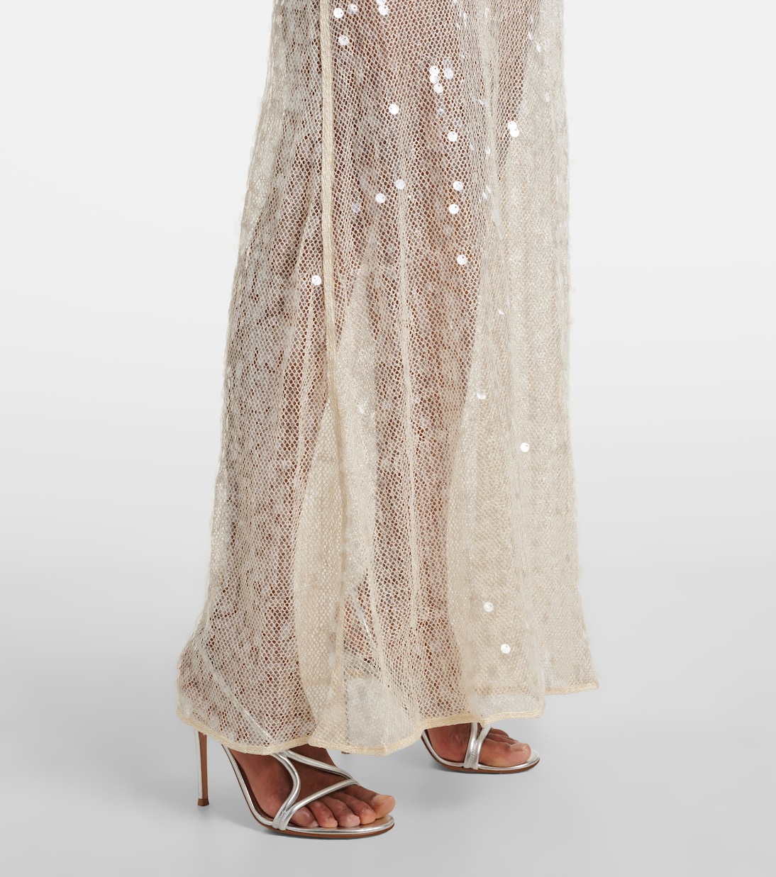 Sequined open-back gown | David Koma