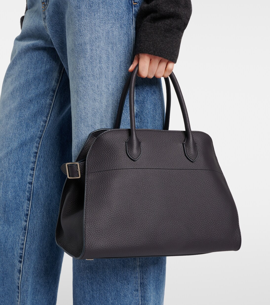 Cabas Soft Margaux 12 en cuir | The Row