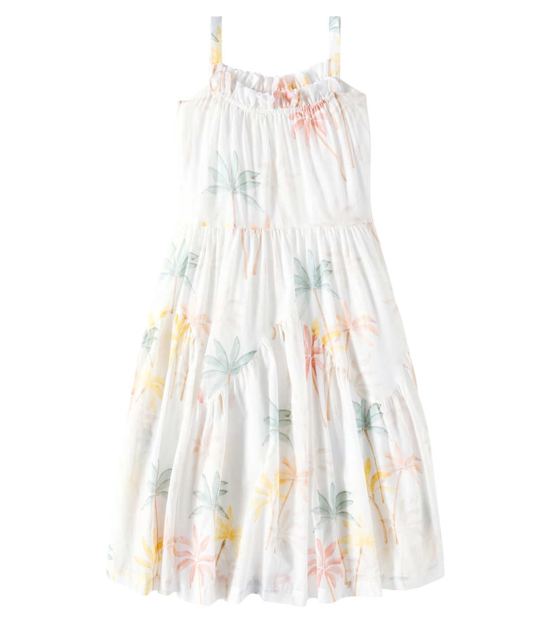 Printed cotton dress | Chloé Kids