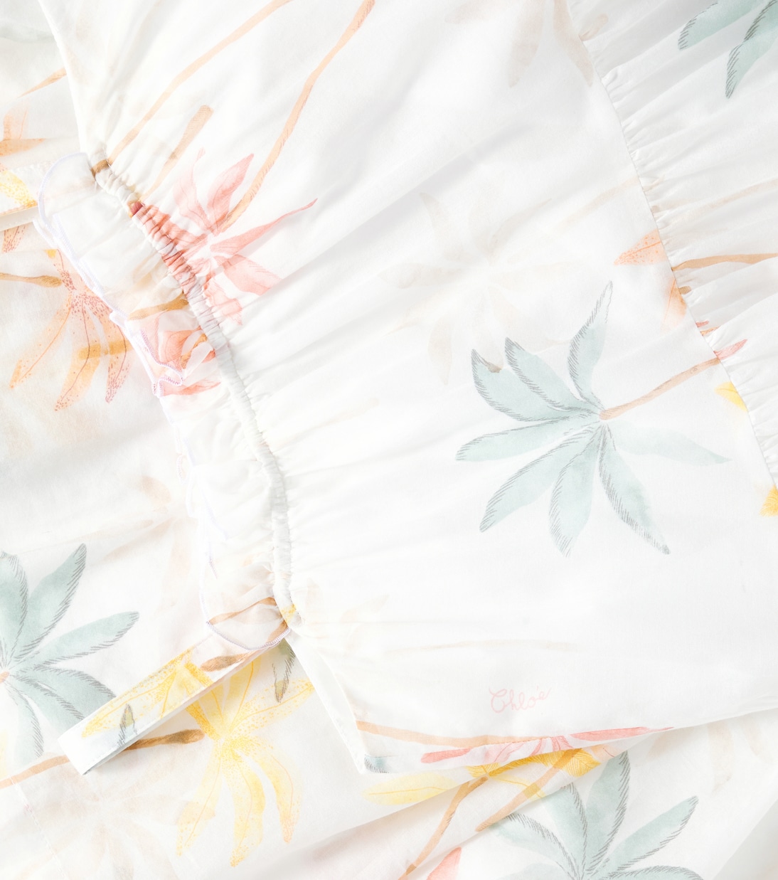 Printed cotton dress | Chloé Kids