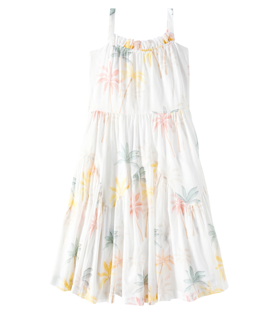 Printed cotton dress | Chloé Kids