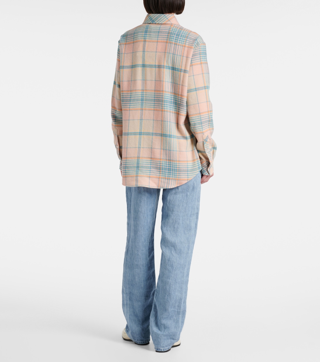 Camicia Lover in cashmere a quadri | God's True Cashmere