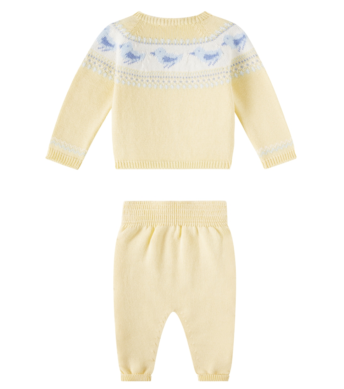 Bébé – Set cardigan et pantalon Isa en coton | La Coqueta