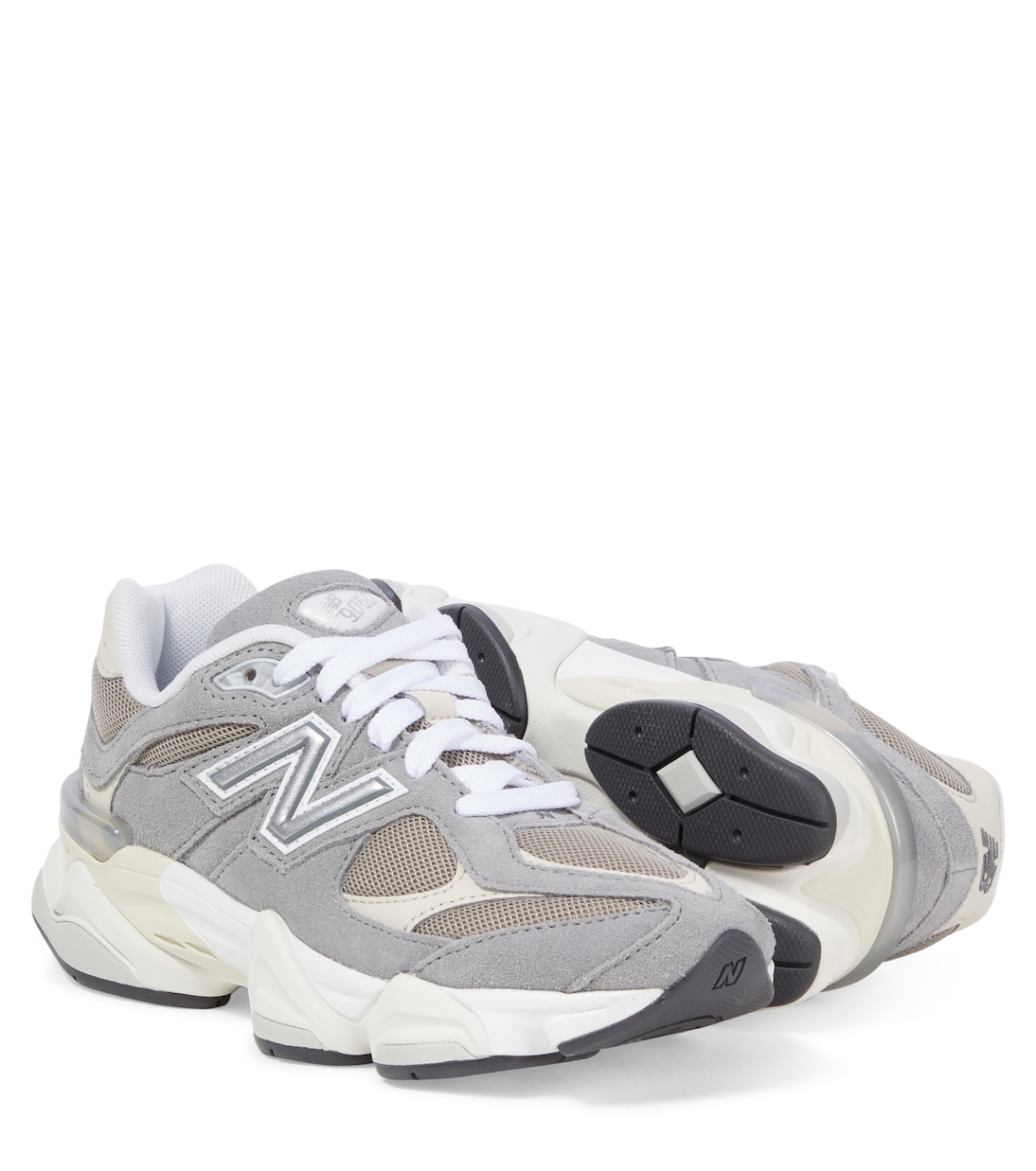 9060 leather-trimmed sneakers | New Balance Kids