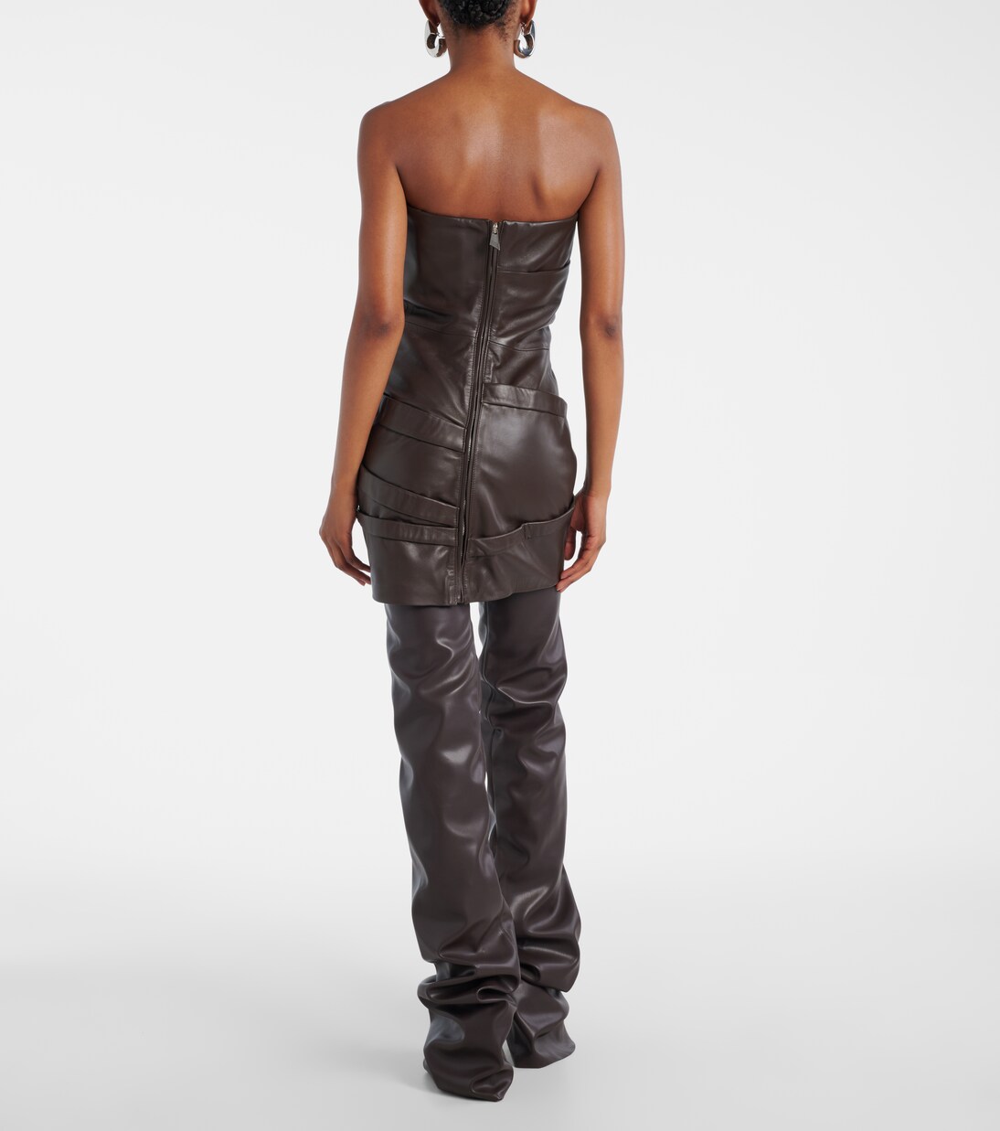 Minikleid aus Leder | The Attico