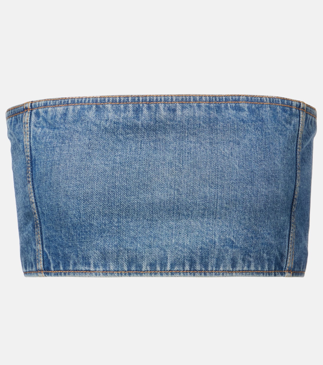 Crop top de denim | Alaïa