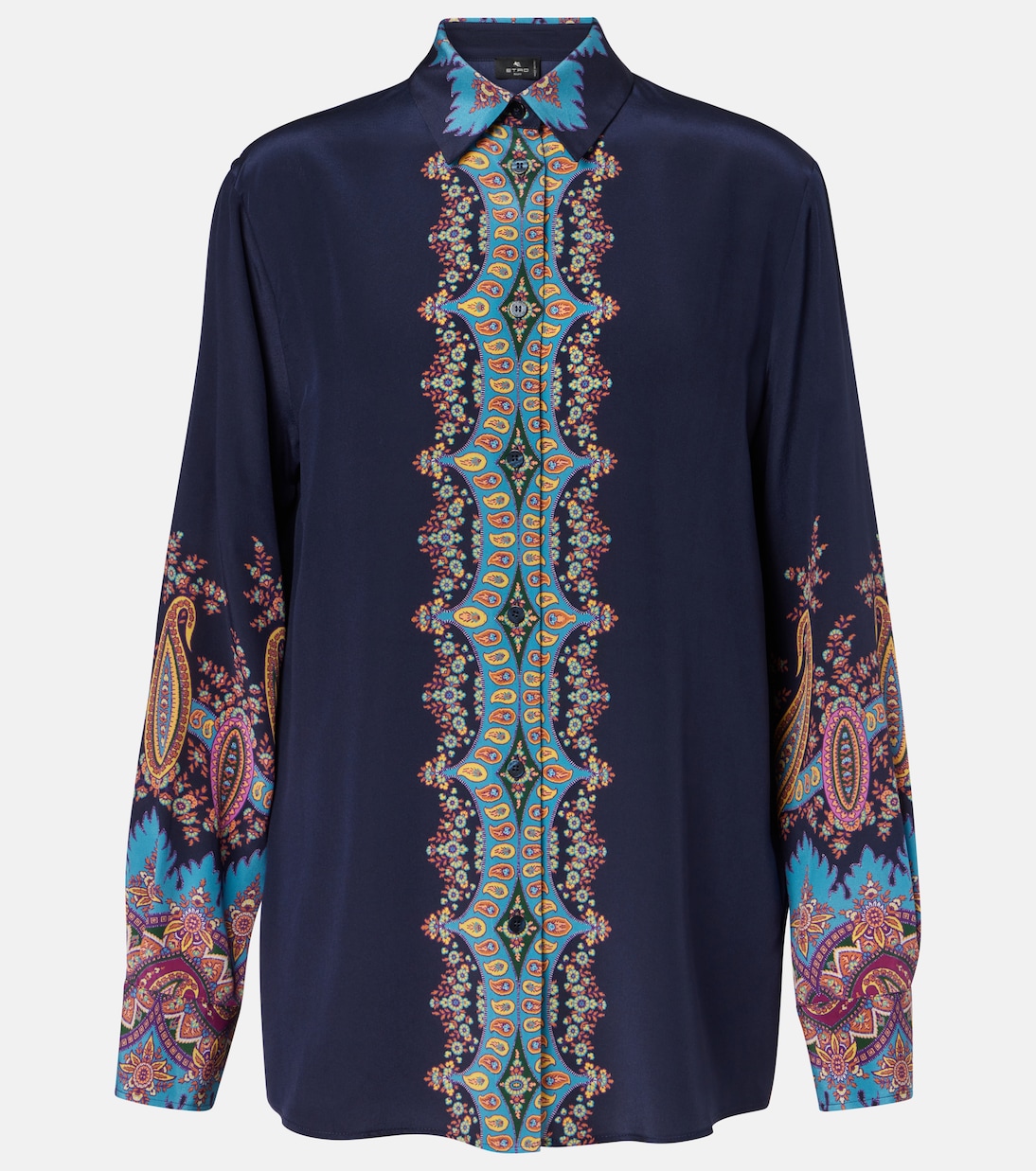 Printed silk crêpe de chine shirt | Etro