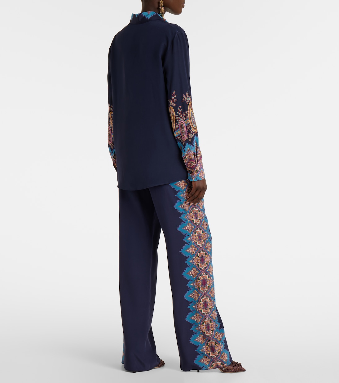 Printed silk crêpe de chine shirt | Etro