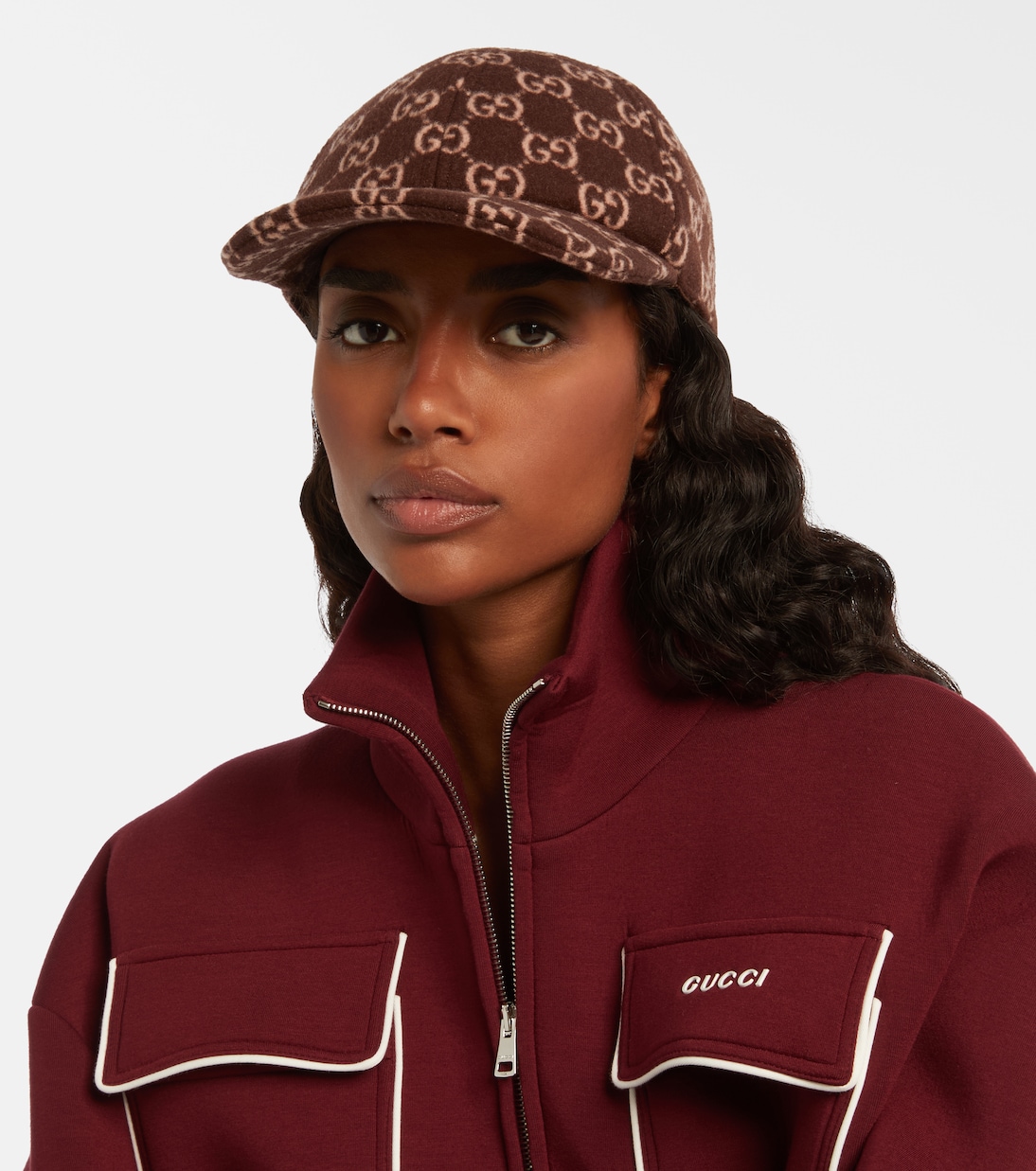 GG Canvas wool baseball cap  | Gucci