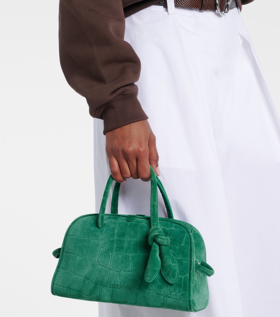 Turismo Small suede duffel bag | Jacquemus