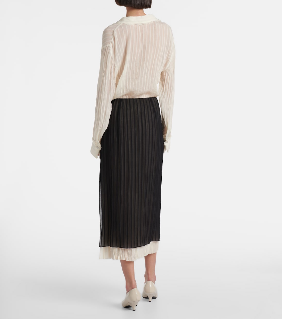 Striped midi skirt | Vince