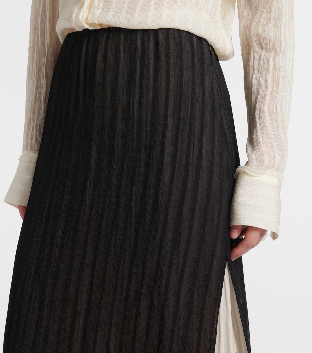 Striped midi skirt | Vince