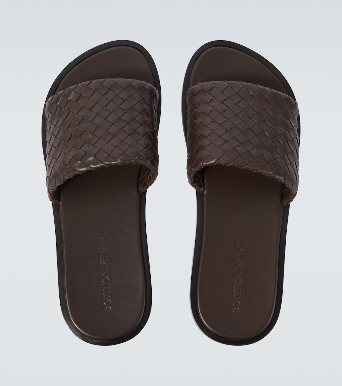 Elio Intrecciato编织皮革凉拖鞋 | Bottega Veneta