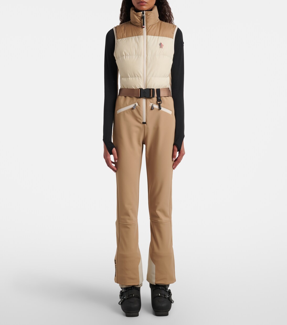 Belted ski suit | Moncler Grenoble