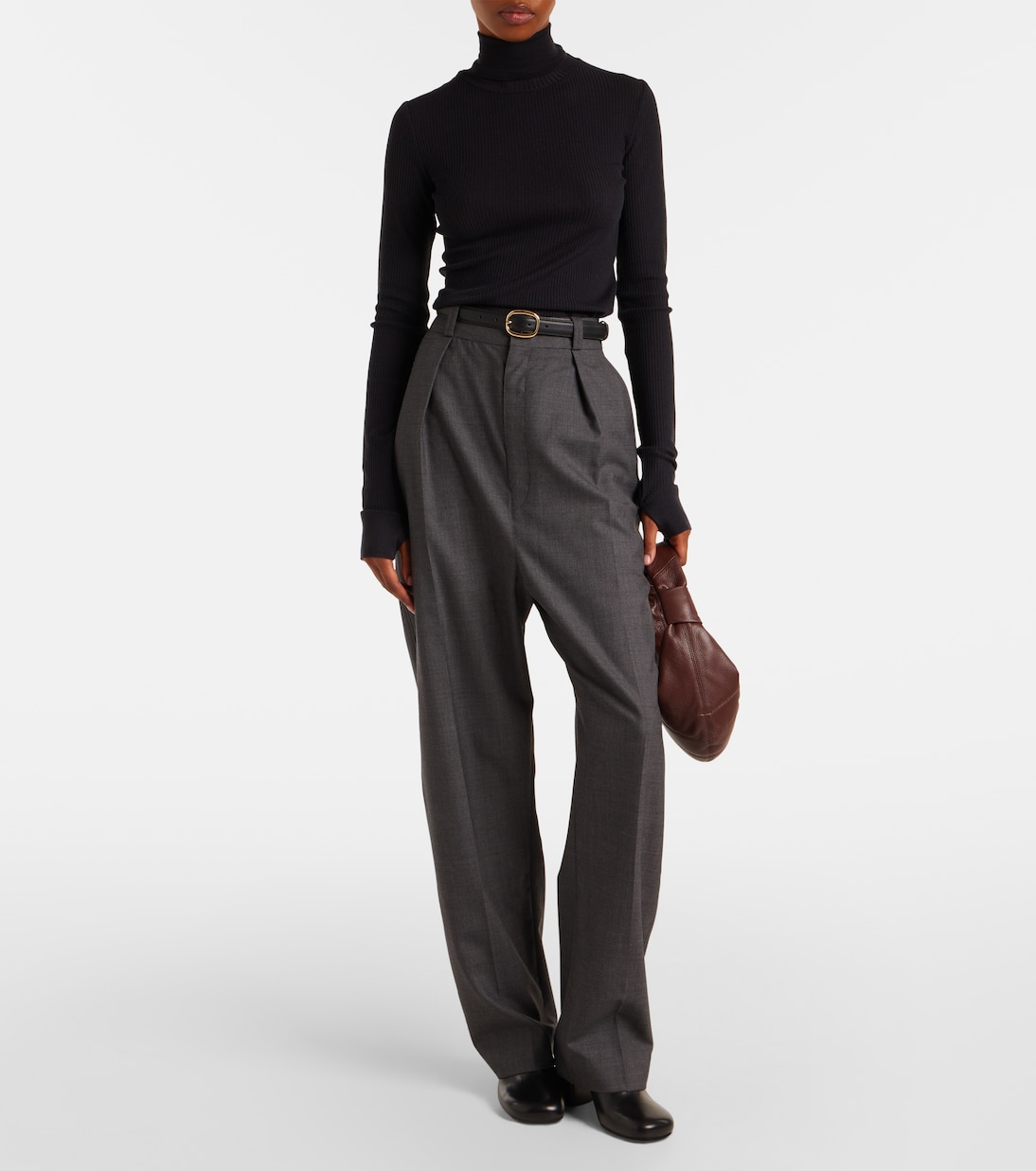 Wool turtleneck top | Lemaire