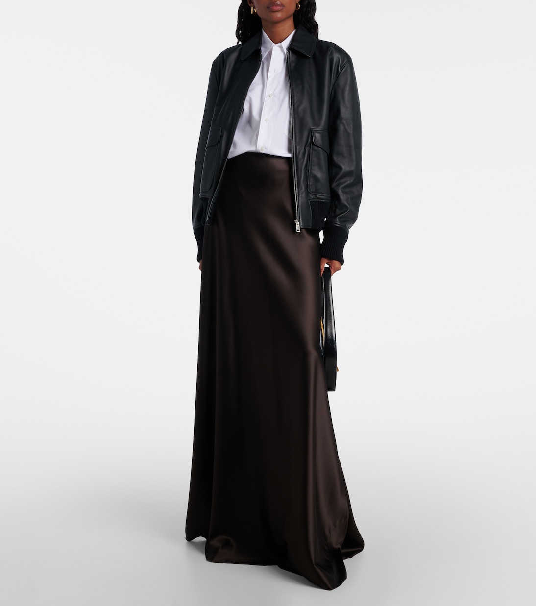 Coale leather bomber jacket | Ralph Lauren Collection