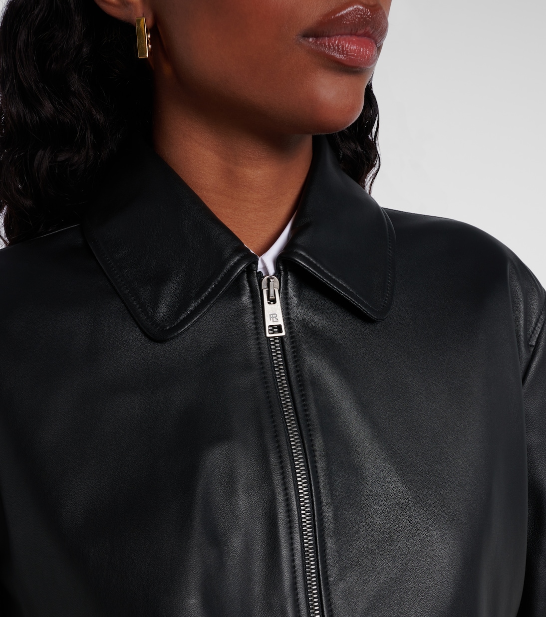 Coale leather bomber jacket | Ralph Lauren Collection