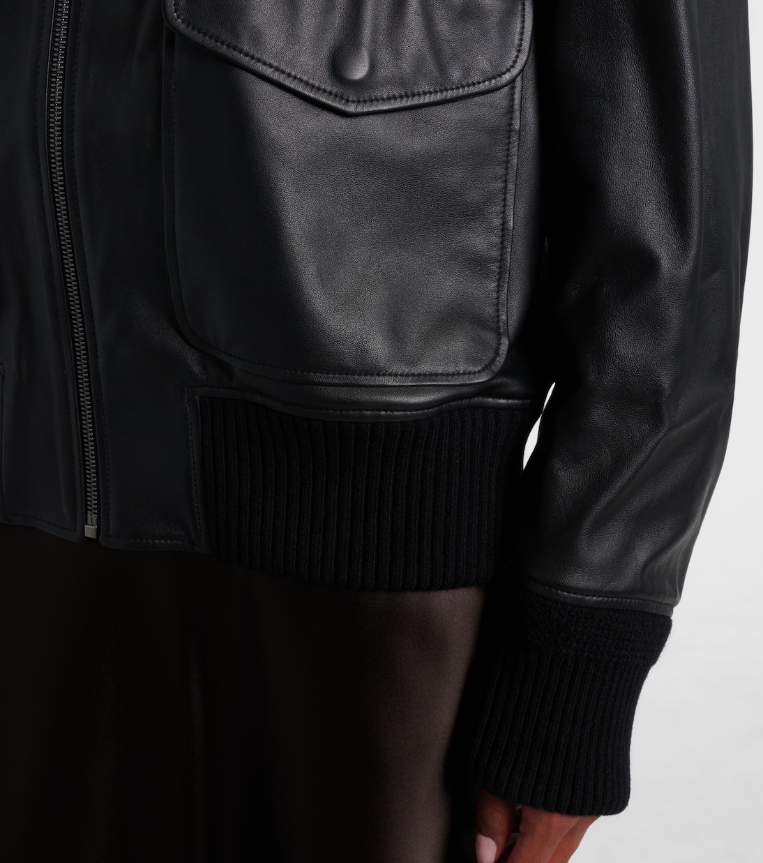 Coale leather bomber jacket | Ralph Lauren Collection