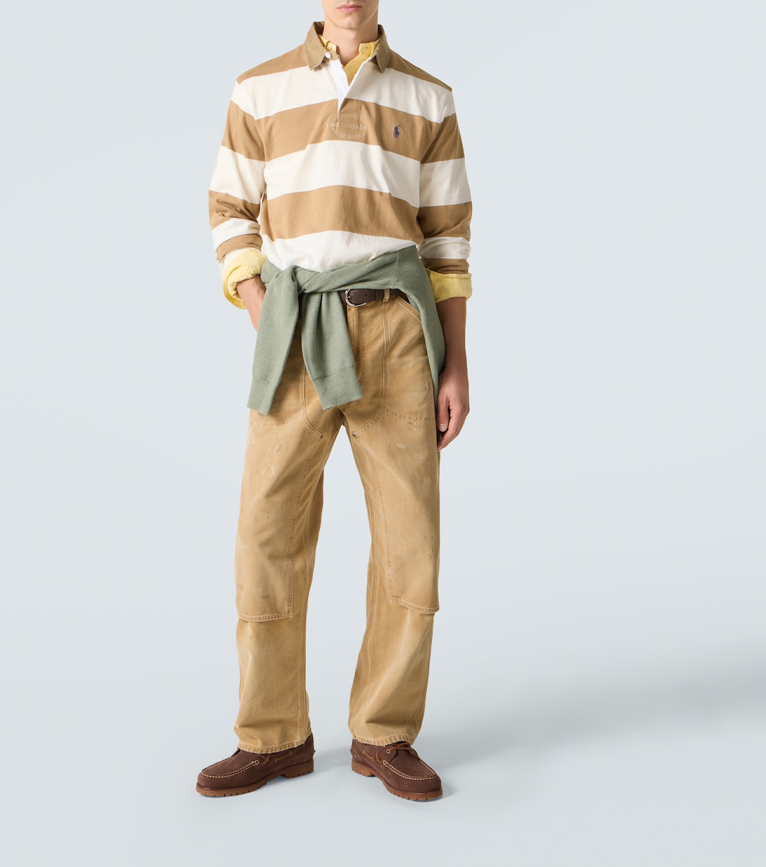 Striped cotton polo shirt | Polo Ralph Lauren