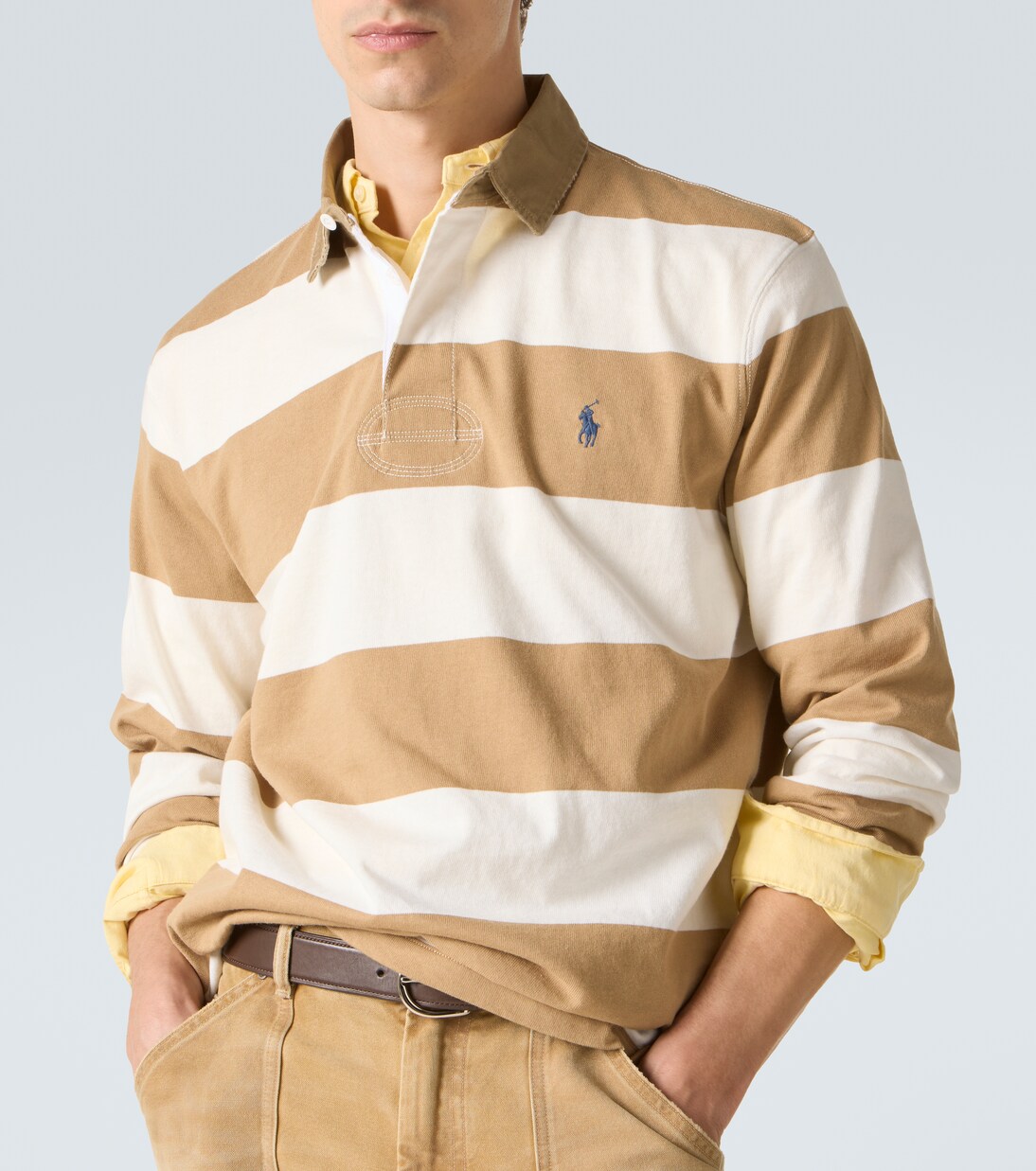 Striped cotton polo shirt | Polo Ralph Lauren