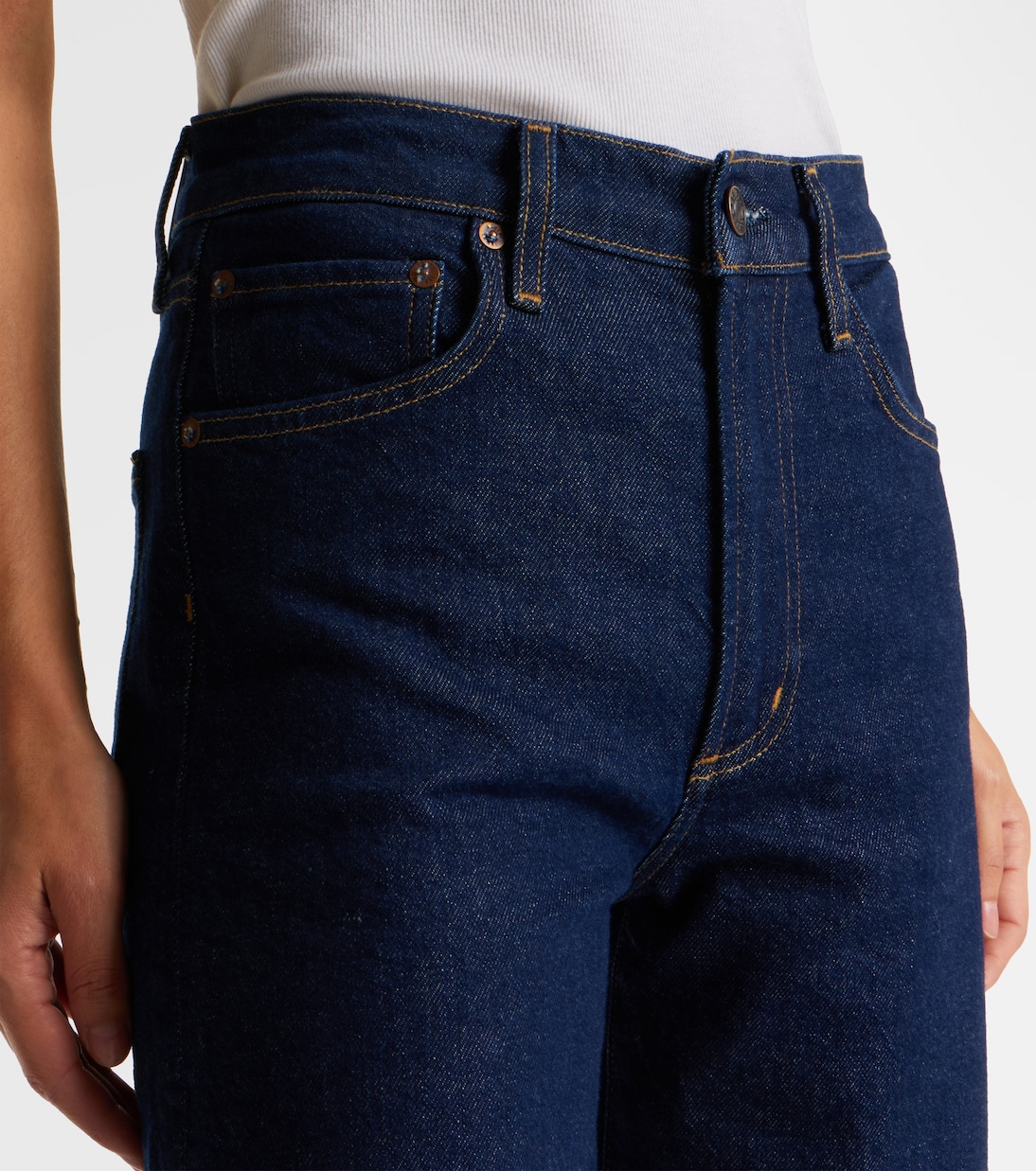 Harper mid-rise straight jeans | Agolde