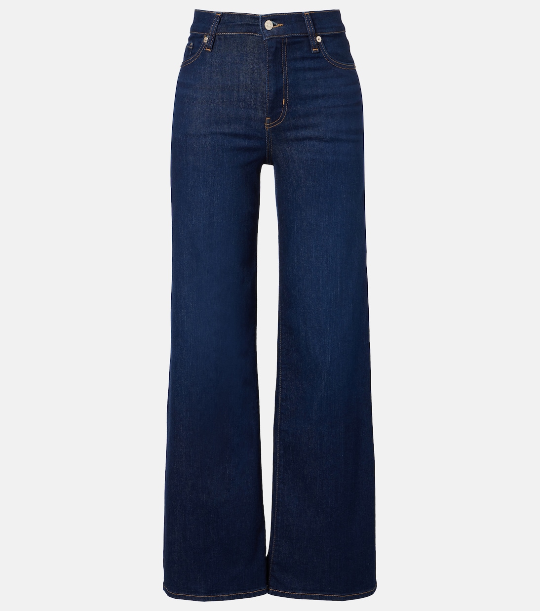 Le Slim high-rise wide-leg jeans | Frame