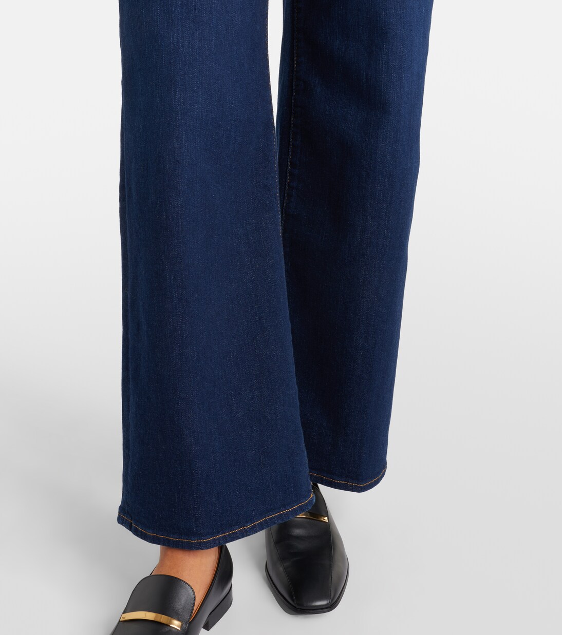 Le Slim high-rise wide-leg jeans | Frame