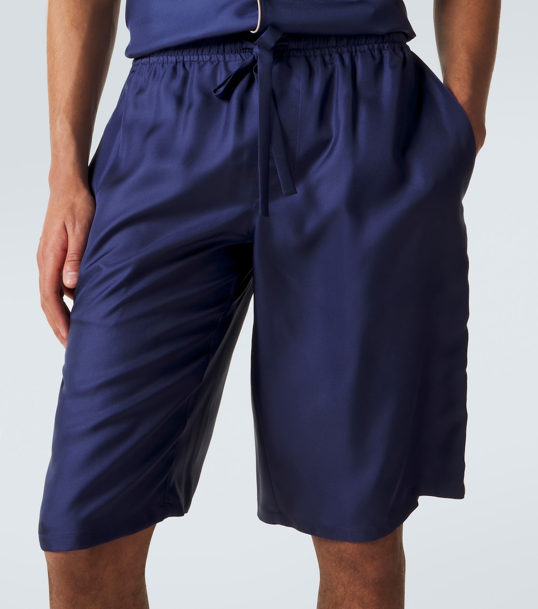 Silk satin bermuda shorts | Dolce&Gabbana