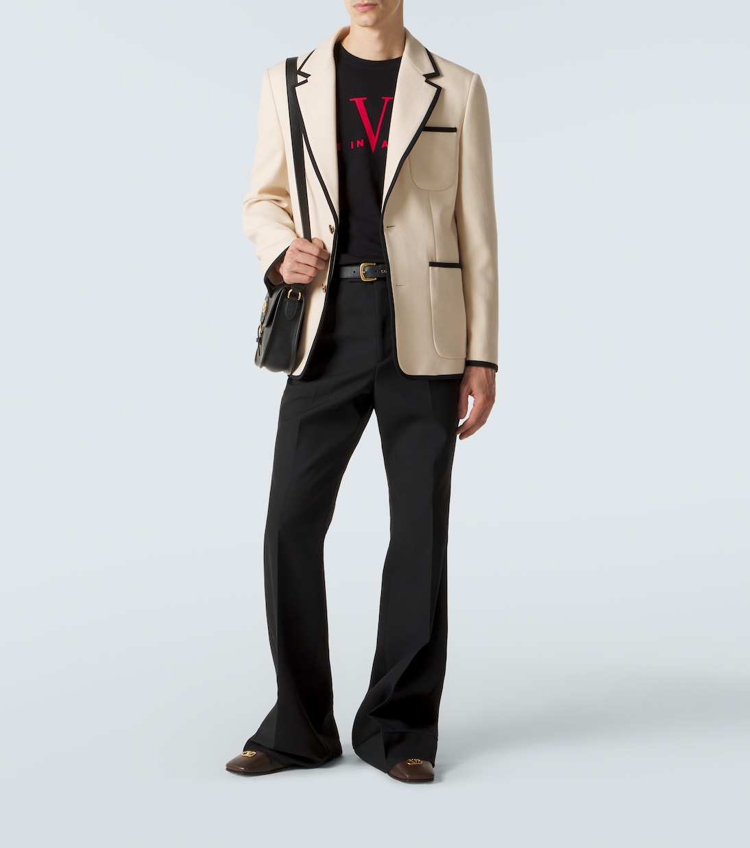Virgin wool gabardine blazer | Valentino