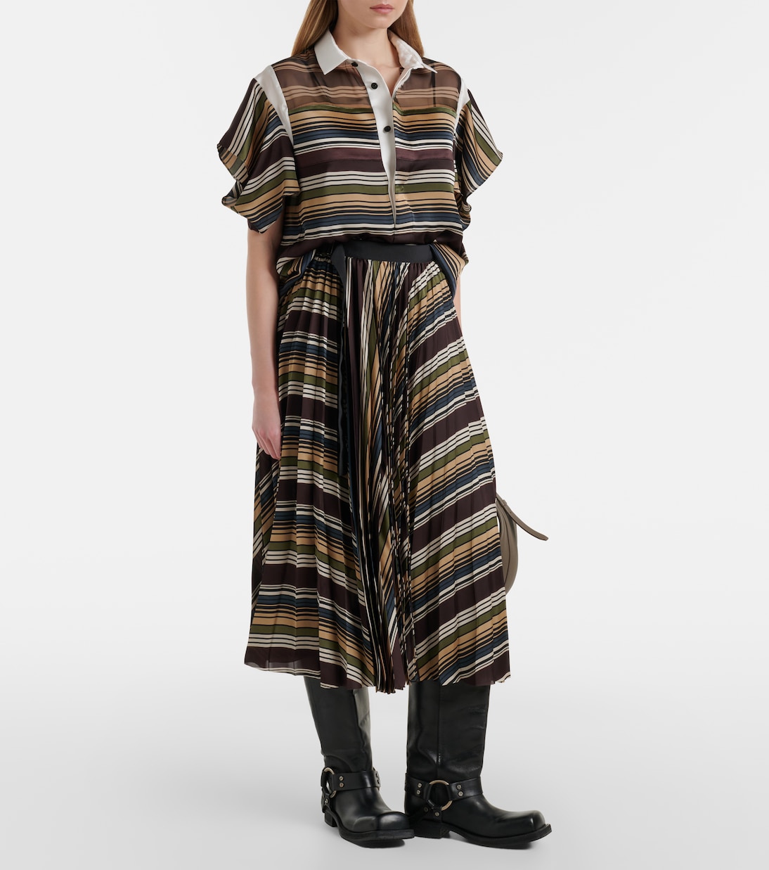 条纹上衣 | Sacai