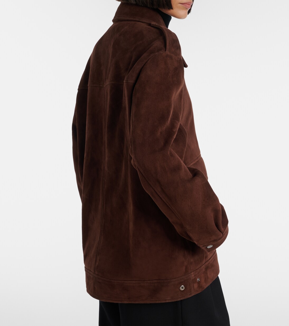 Drey suede field jacket | Nour Hammour