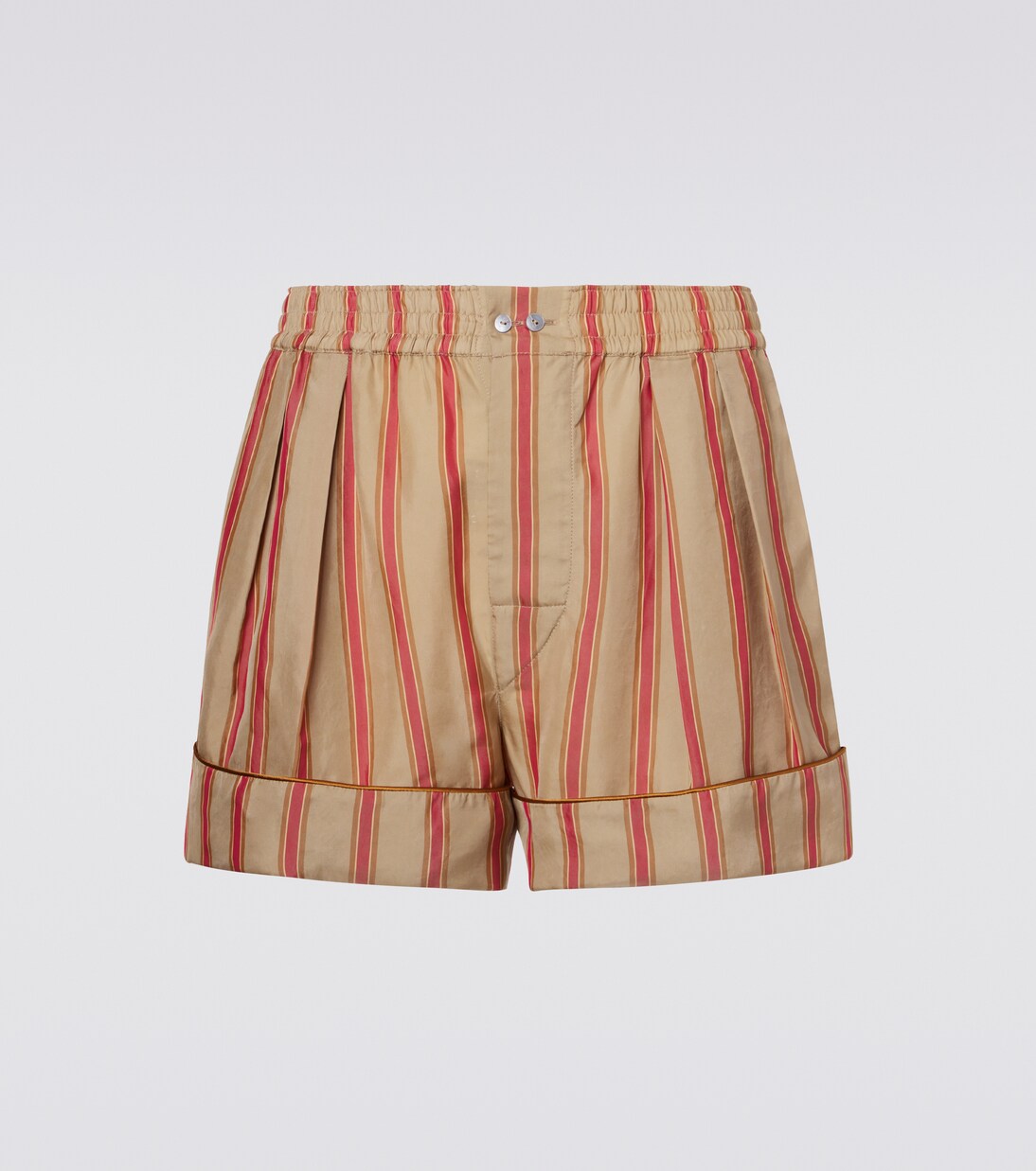 Striped twill shorts | Saint Laurent