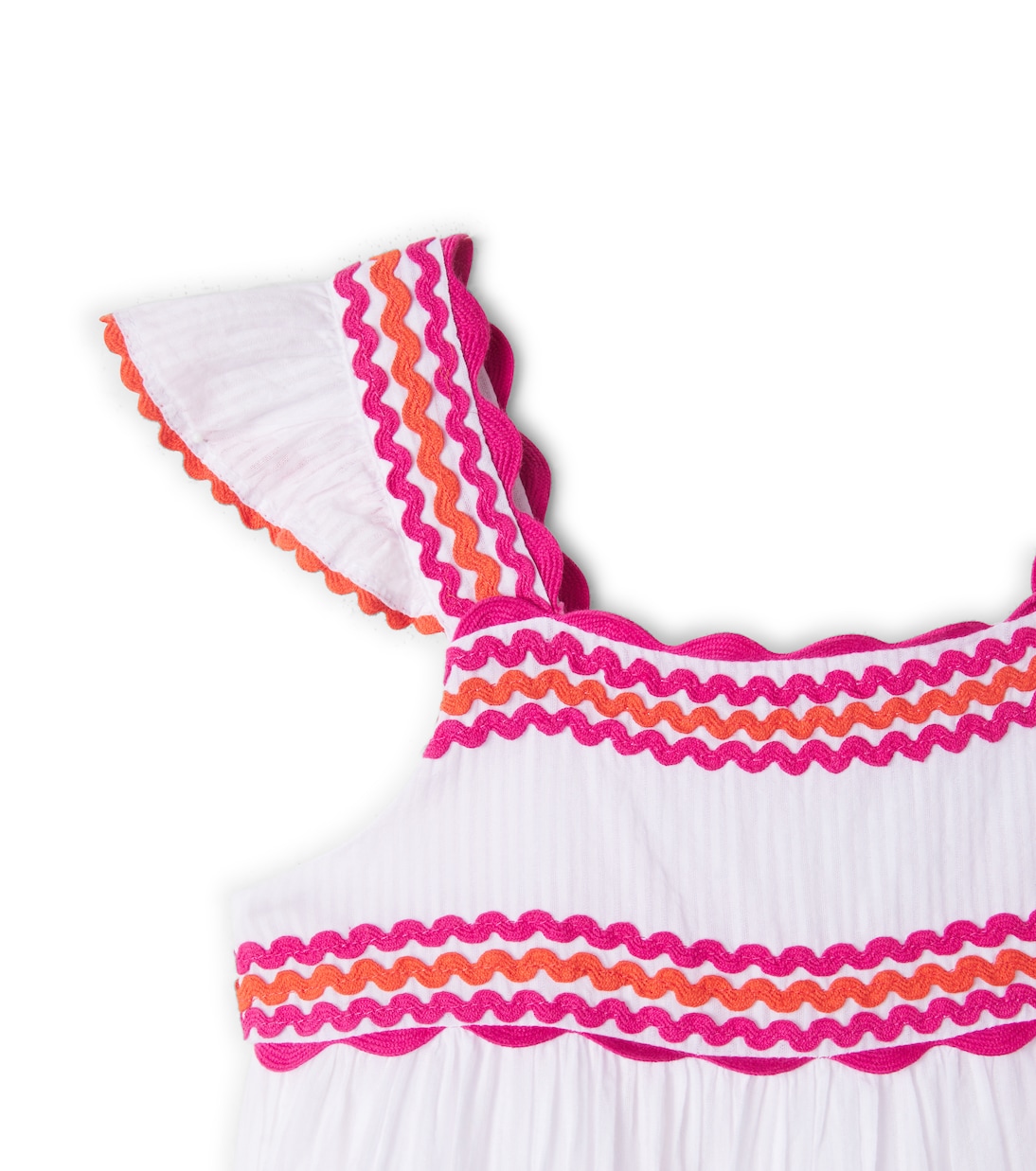 Crochet-trimmed cotton dress | Tartine et Chocolat