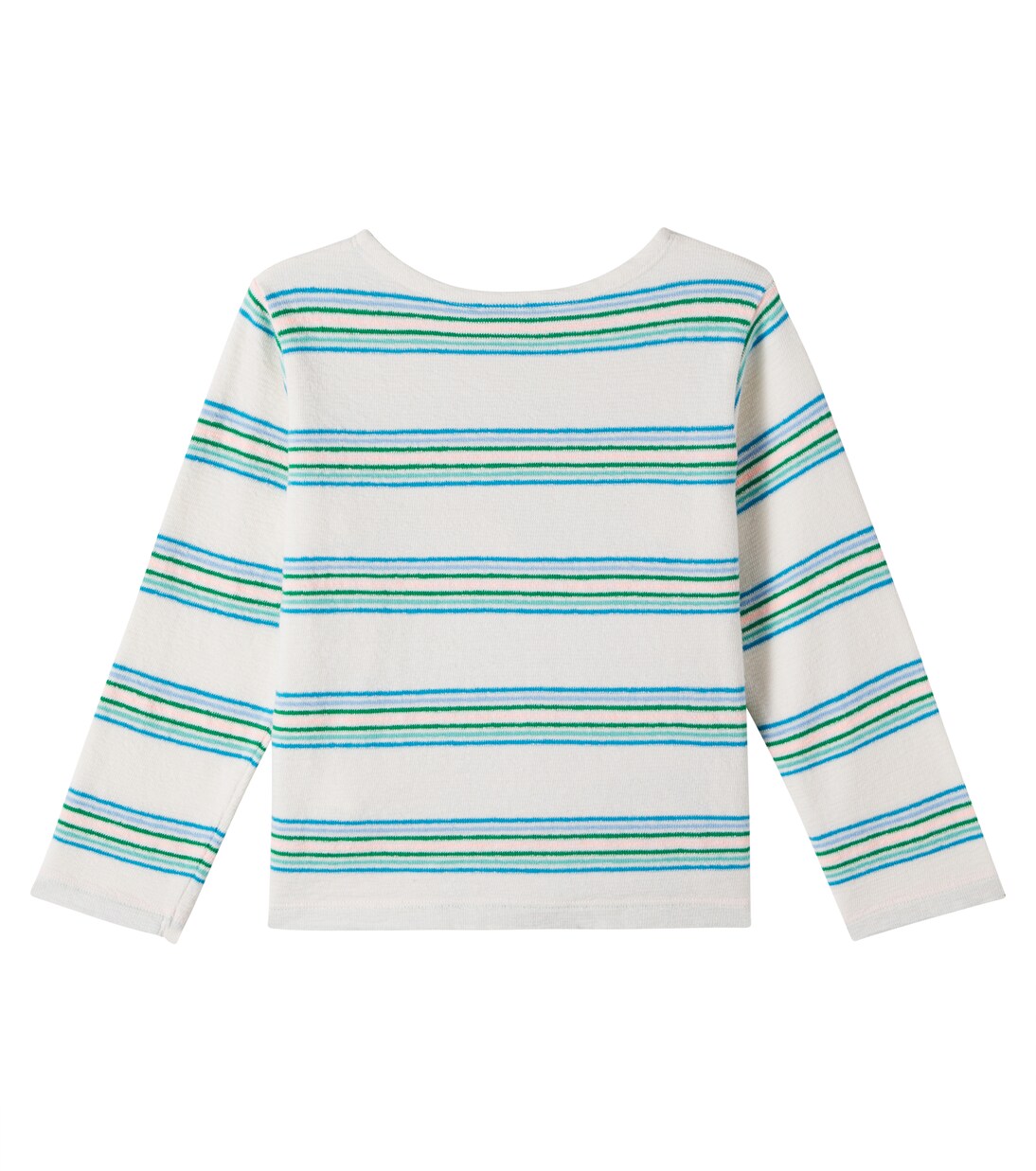 Striped cotton jersey top | Bonton