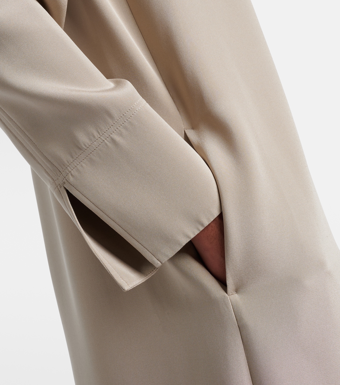 Vestido midi Unghia en mezcla de seda | Max Mara