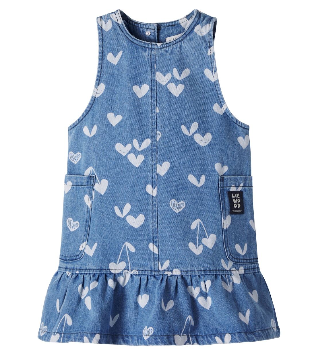 Vestido Angelica de denim estampado | Liewood