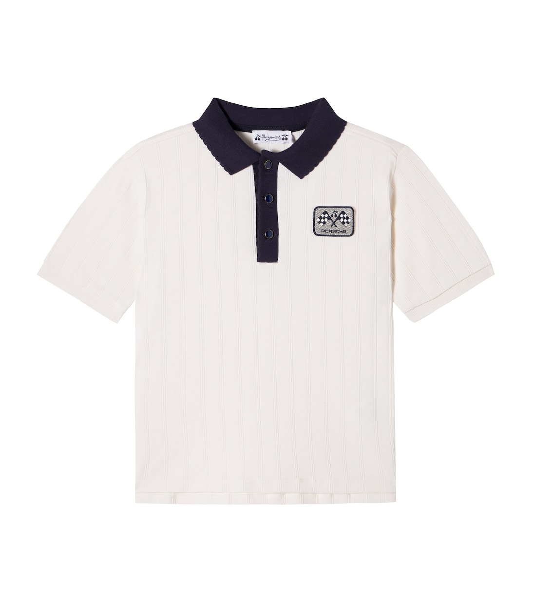 Lycoris Porsche cotton polo shirt | Bonpoint